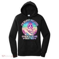 I'm Blunt Because God Rolled Me That Way Retro Tattoo Women's Hoodie thumb 0