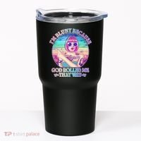 I'm Blunt Because God Rolled Me That Way Retro Tattoo Tumbler thumb 0