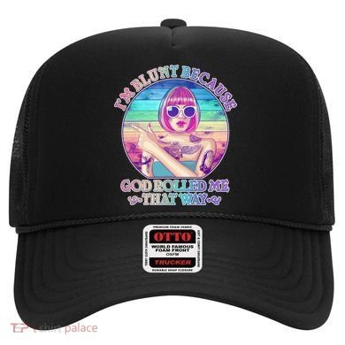 I'm Blunt Because God Rolled Me That Way Retro Tattoo Hat