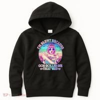 I'm Blunt Because God Rolled Me That Way Retro Tattoo Kids Hoodie thumb 0