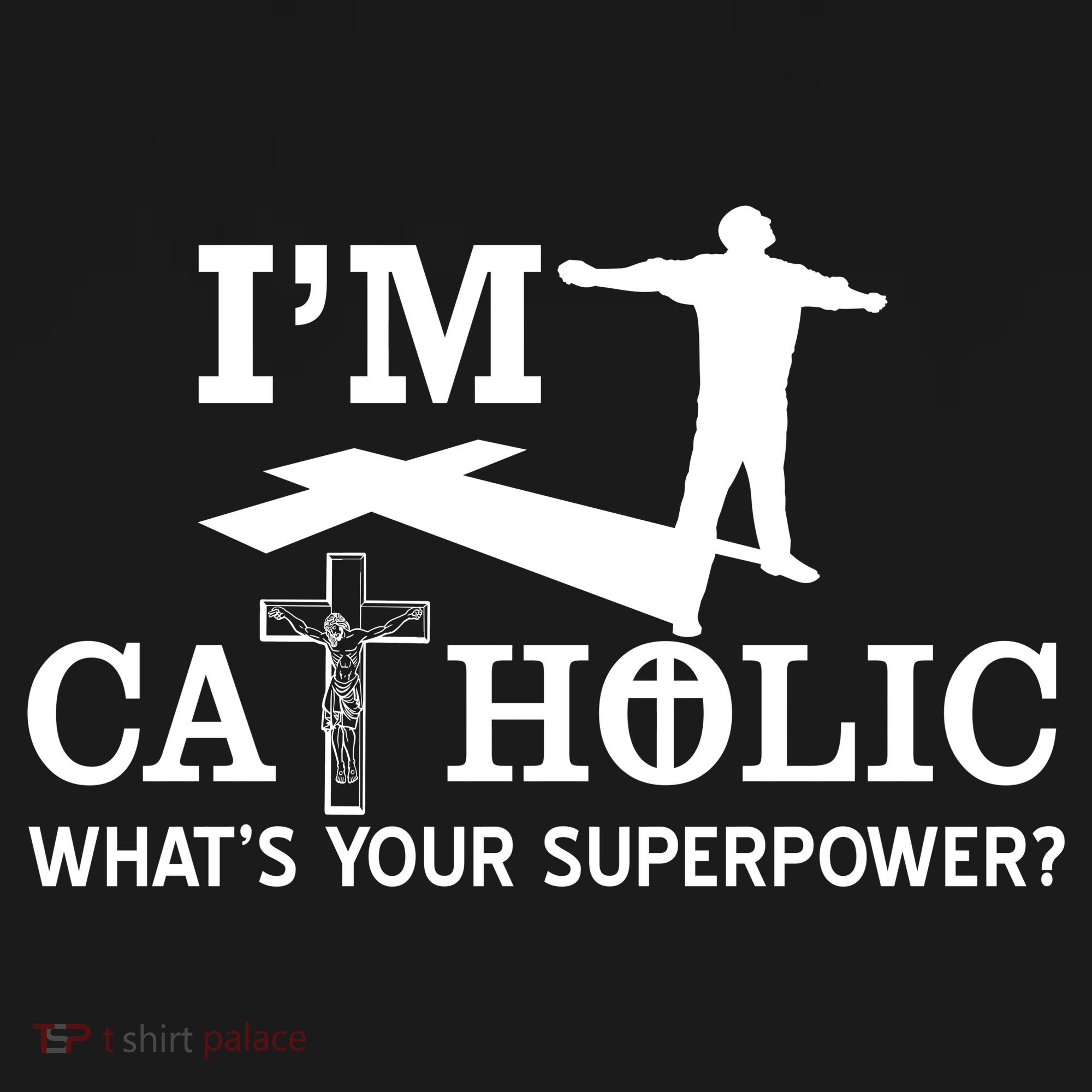 I'm Catholic Whats Your Superpower? Baby Bodysuit