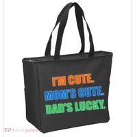 I'm Cute Mom's Cute Dad's Lucky Tote Bag thumb 2