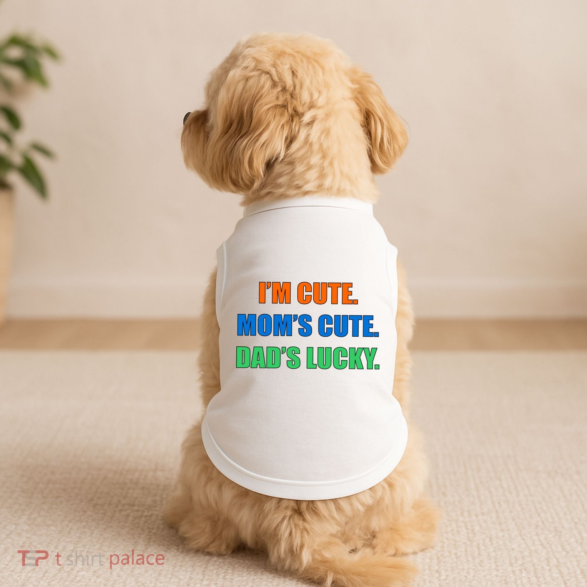 I'm Cute Mom's Cute Dad's Lucky Doggie Tank