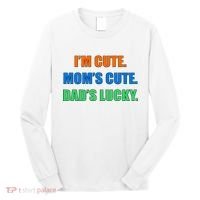 I'm Cute Mom's Cute Dad's Lucky Long Sleeve Shirt thumb 0