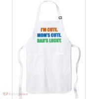 I'm Cute Mom's Cute Dad's Lucky Apron thumb 0