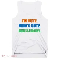 I'm Cute Mom's Cute Dad's Lucky Tank Top thumb 0