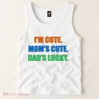 I'm Cute Mom's Cute Dad's Lucky Tank Top thumb 2