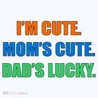 I'm Cute Mom's Cute Dad's Lucky Tank Top thumb 6