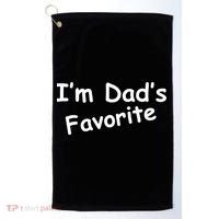 I'm Dad's Favorite Golf Towel thumb 0