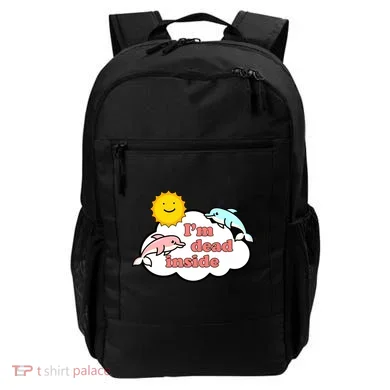 I'm Dead Inside Dolphins Backpack