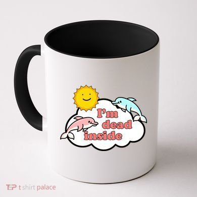 I'm Dead Inside Dolphins Coffee Mug