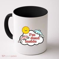 I'm Dead Inside Dolphins Coffee Mug thumb 0