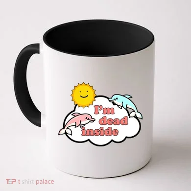 I'm Dead Inside Dolphins Coffee Mug