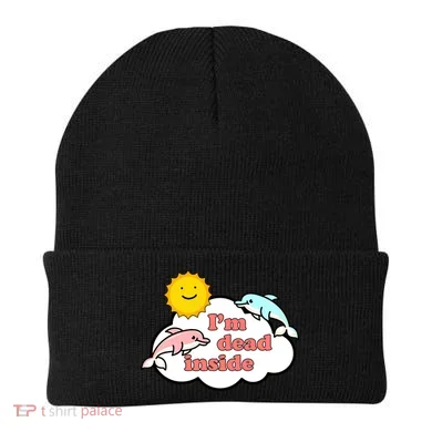 I'm Dead Inside Dolphins Beanie