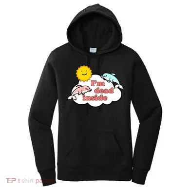 I'm Dead Inside Dolphins Women's Hoodie