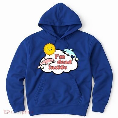 I'm Dead Inside Dolphins Hoodie
