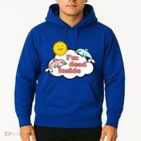 I'm Dead Inside Dolphins Hoodie thumb 2
