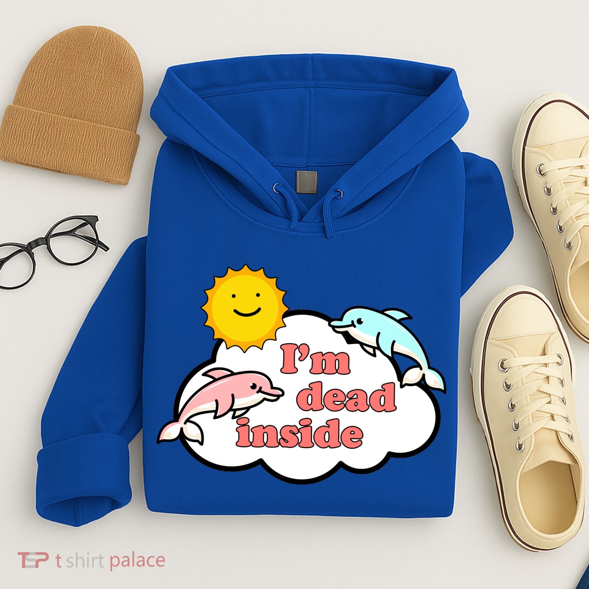 I'm Dead Inside Dolphins Hoodie