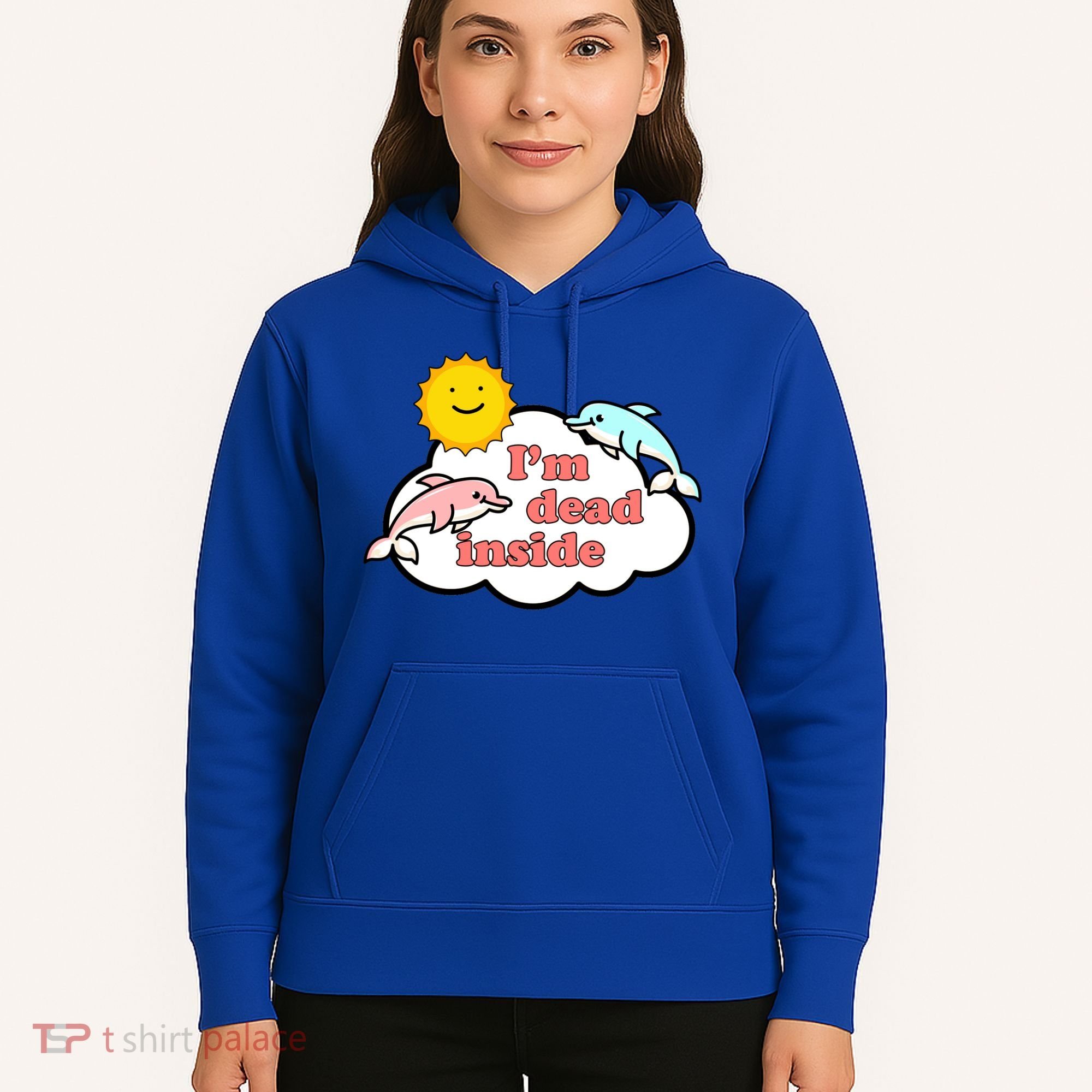 I'm Dead Inside Dolphins Hoodie