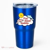 I'm Dead Inside Dolphins Tumbler thumb 0