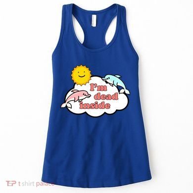 I'm Dead Inside Dolphins Women's Tank Top
