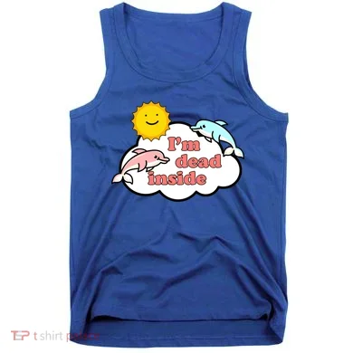 I'm Dead Inside Dolphins Tank Top