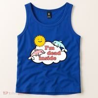 I'm Dead Inside Dolphins Tank Top thumb 2