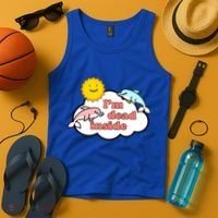 I'm Dead Inside Dolphins Tank Top thumb 4