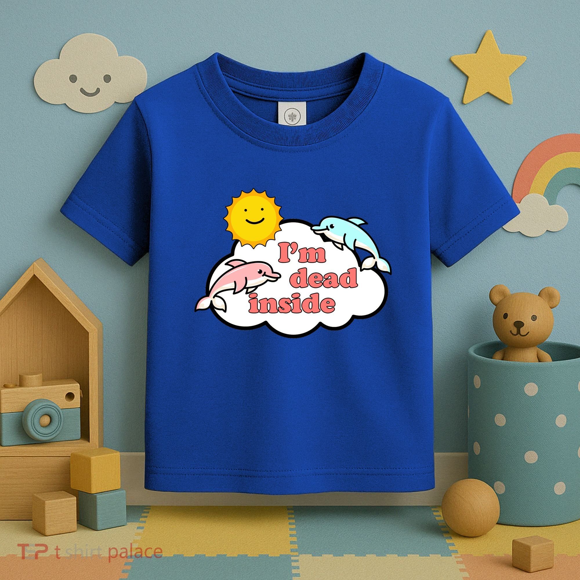 I'm Dead Inside Dolphins Toddler T-Shirt