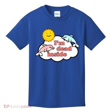 I'm Dead Inside Dolphins Kids T-Shirt