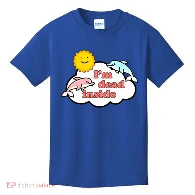 I'm Dead Inside Dolphins Kids T-Shirt
