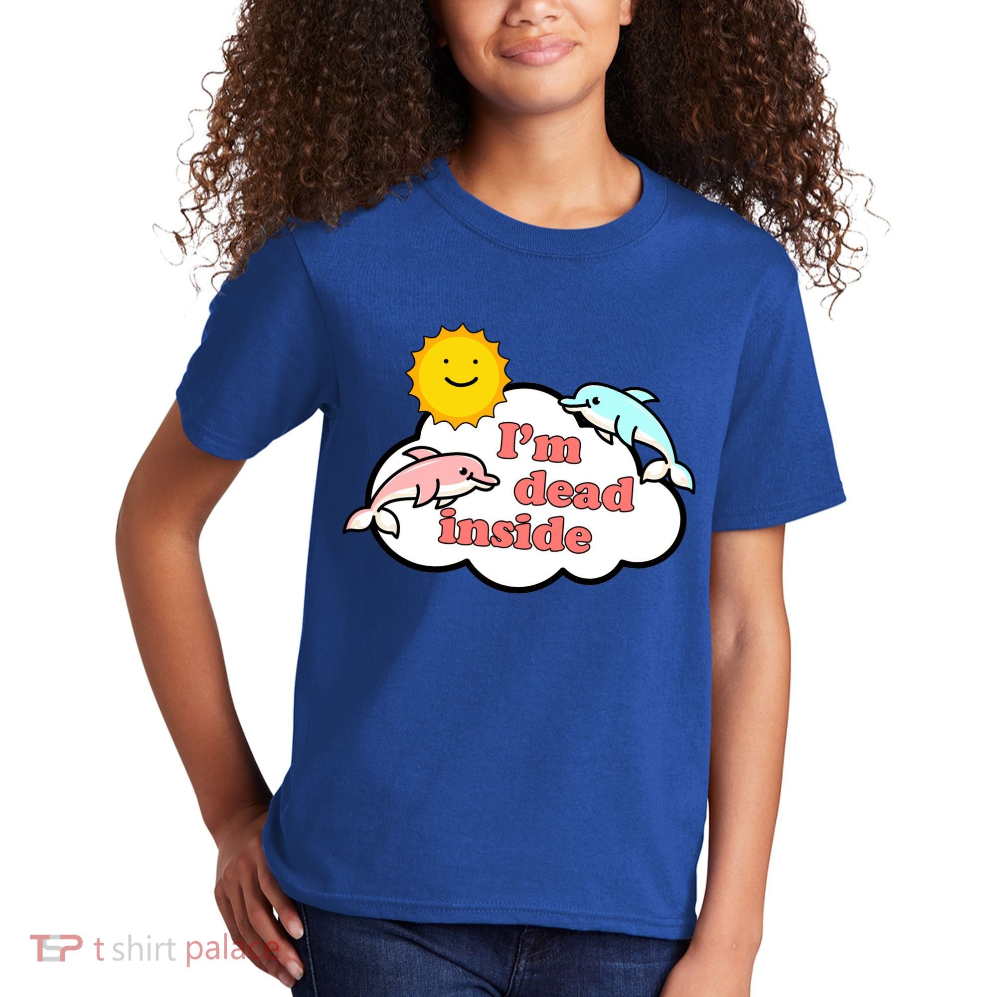 I'm Dead Inside Dolphins Kids T-Shirt