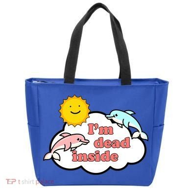 I'm Dead Inside Dolphins Tote Bag
