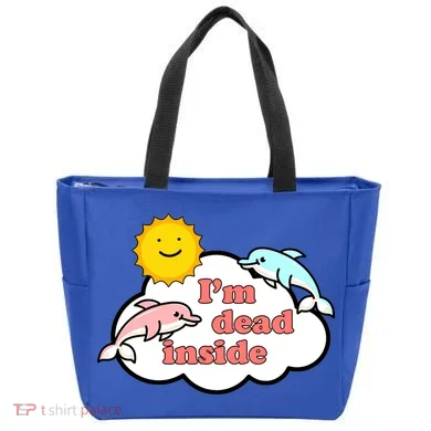 I'm Dead Inside Dolphins Tote Bag