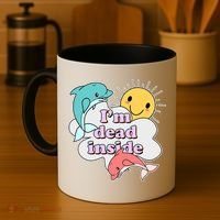 I'm Dead Inside Funny Coffee Mug thumb 4