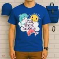 I'm Dead Inside Funny T-Shirt thumb 6