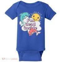 I'm Dead Inside Funny Baby Bodysuit thumb 0