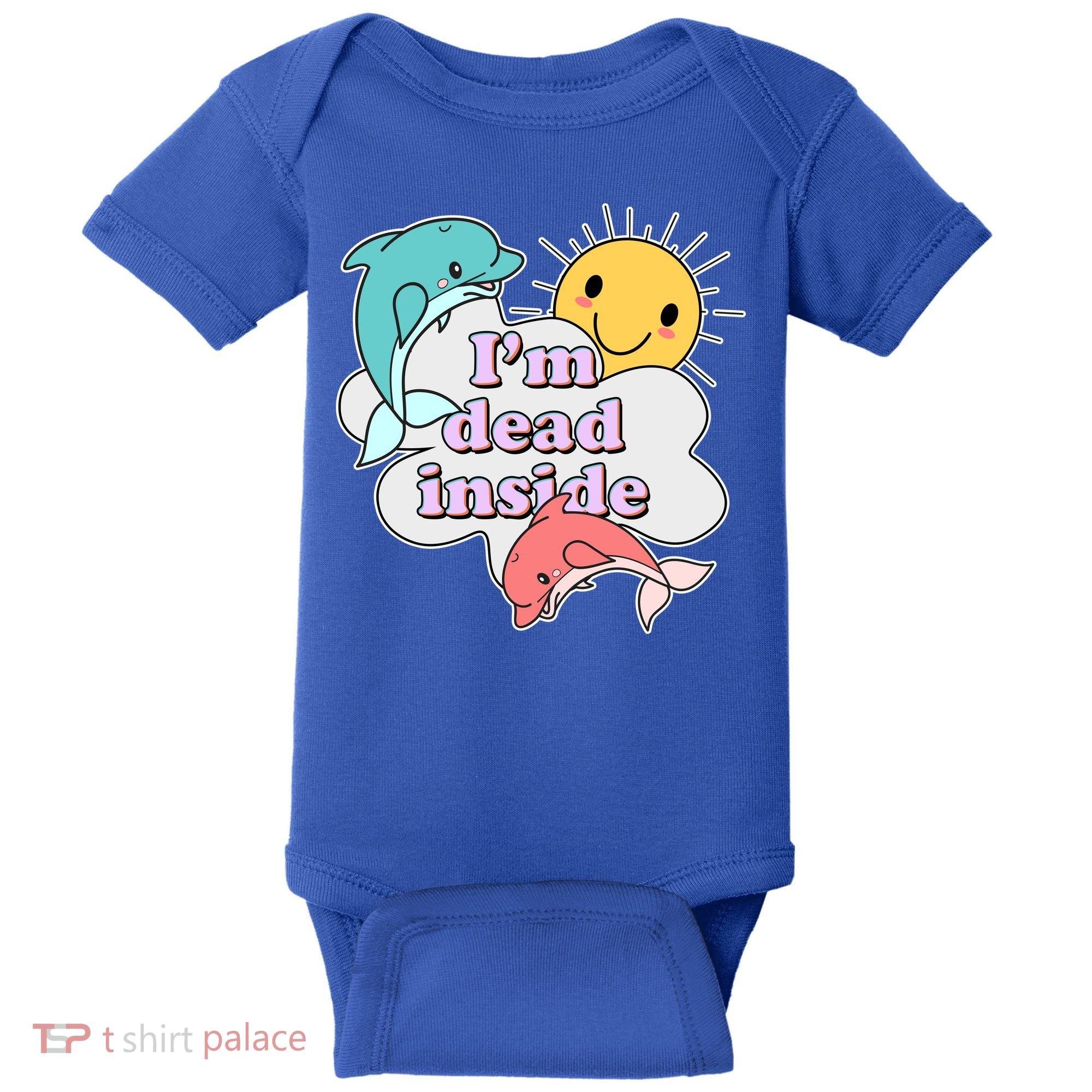 I'm Dead Inside Funny Baby Bodysuit
