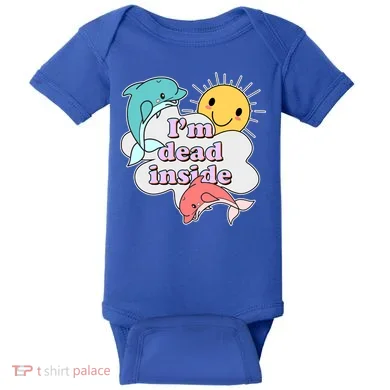 I'm Dead Inside Funny Baby Bodysuit