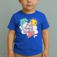 I'm Dead Inside Funny Toddler T-Shirt thumb 2
