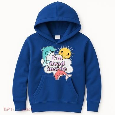 I'm Dead Inside Funny Kids Hoodie