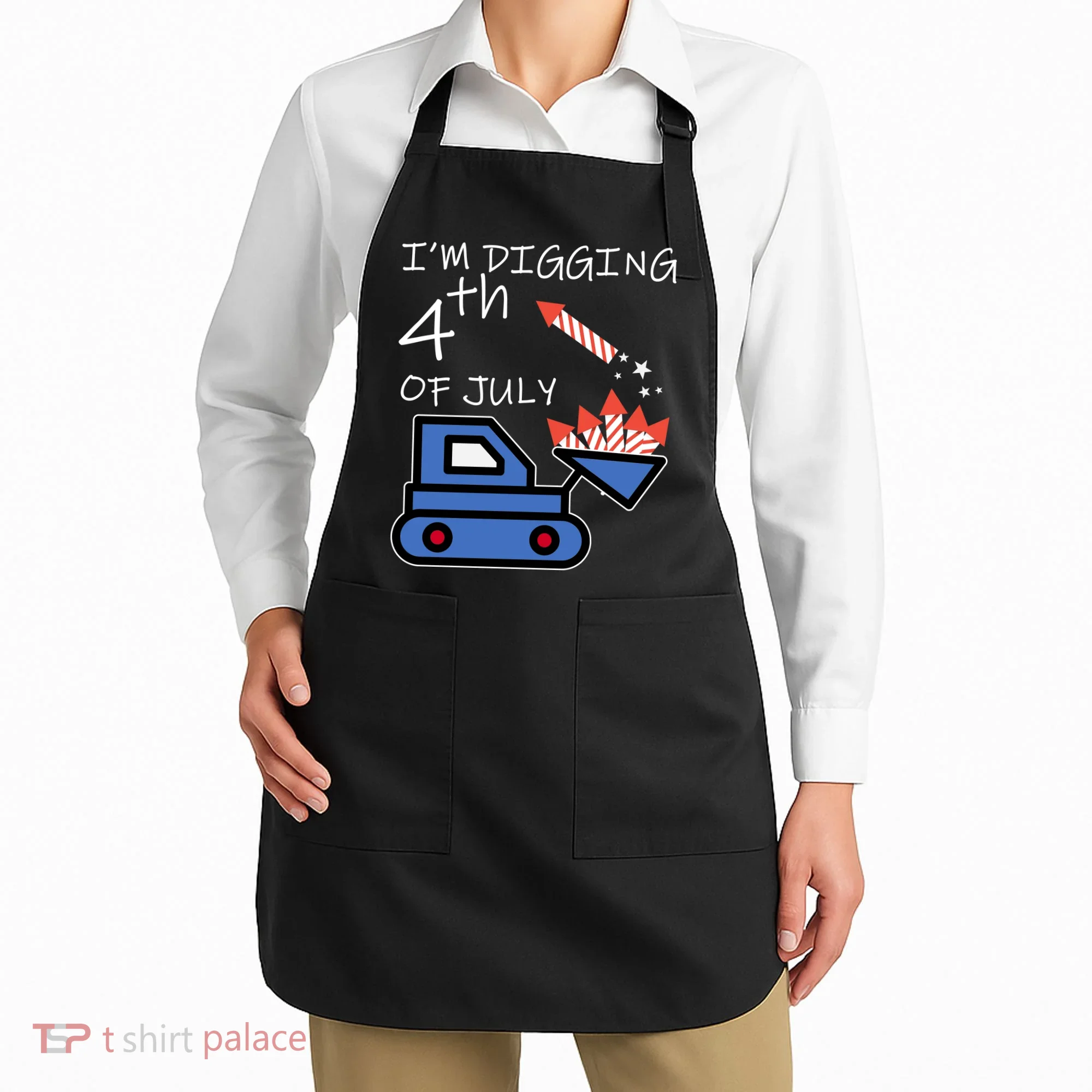 I'm Digging 4th Of July Apron