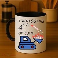 I'm Digging 4th Of July Coffee Mug thumb 4