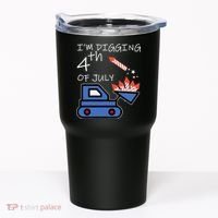 I'm Digging 4th Of July Tumbler thumb 0