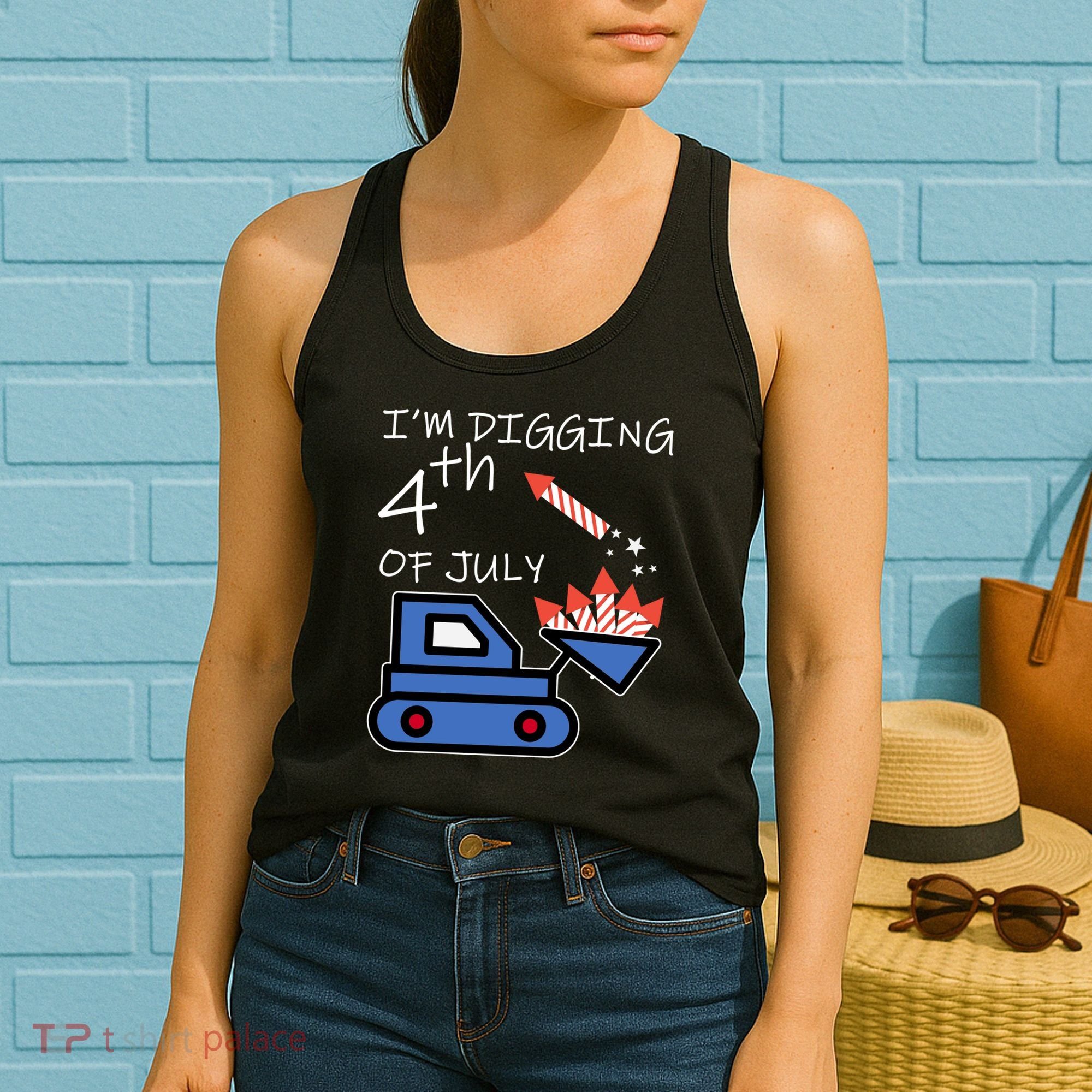 I'm Digging 4th Of July Women's Tank Top
