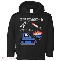 I'm Digging 4th Of July Toddler Hoodie thumb 0