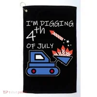 I'm Digging 4th Of July Golf Towel thumb 0