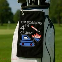 I'm Digging 4th Of July Golf Towel thumb 2