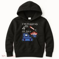 I'm Digging 4th Of July Kids Hoodie thumb 0