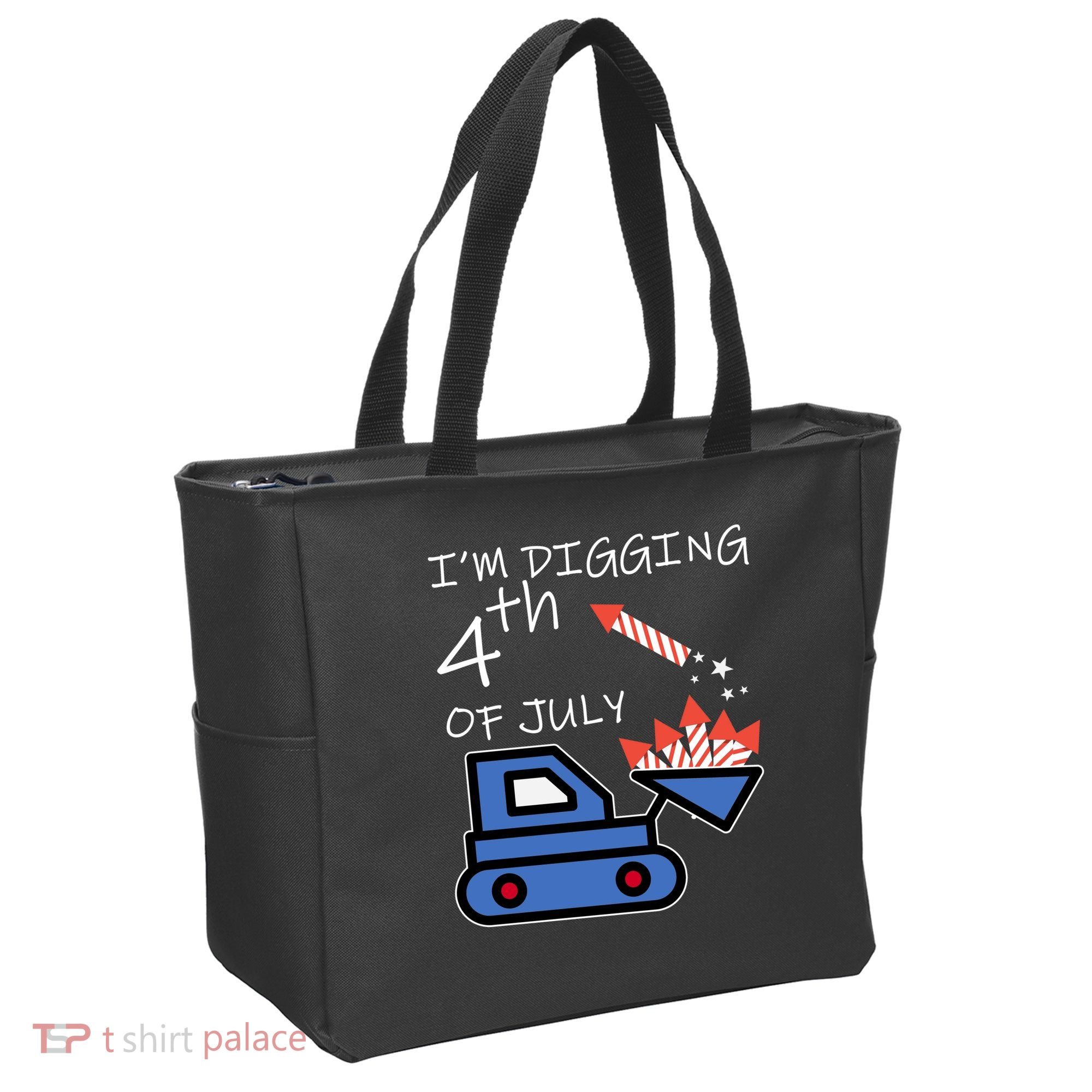 I'm Digging 4th Of July Tote Bag